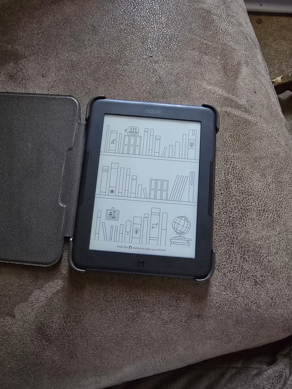 Barnes & Noble eReader with Black Protective Cover